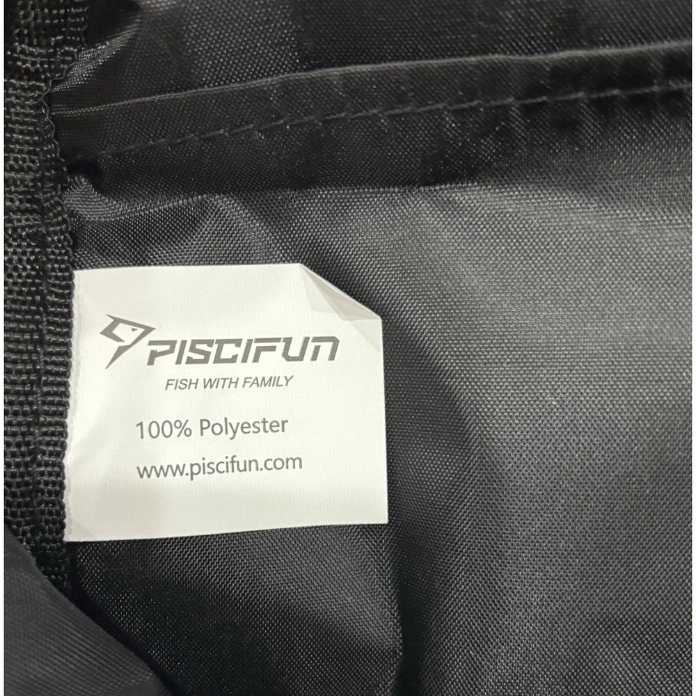 Piscifun Fishing Tackle Backpack Sling Shoulder Bag MOLLE Black New With Tags